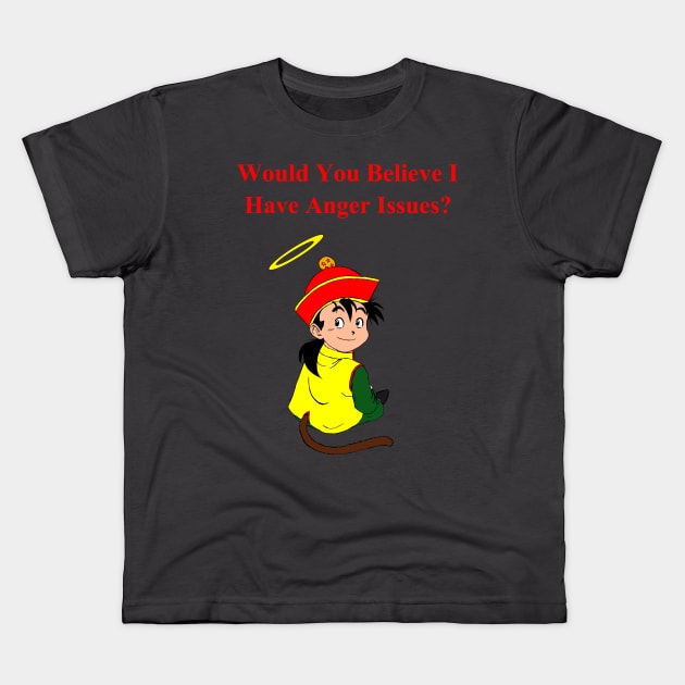 Anger Issues? Kids T-Shirt by Nightcat17